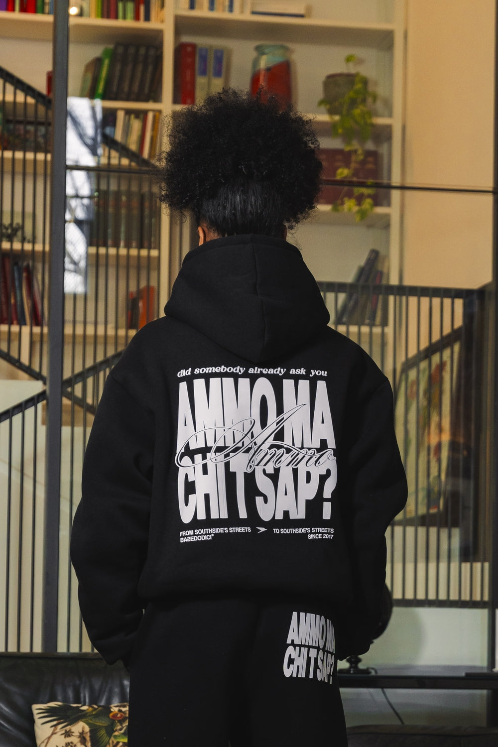 Hoodie "AMMO" CHI'T'SAP Black/BasicScript