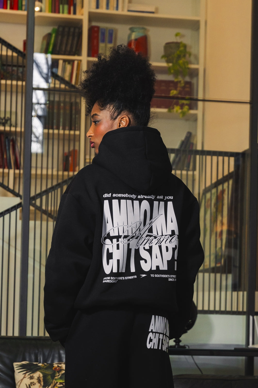Hoodie "AMMO" CHI'T'SAP Black/BasicScript