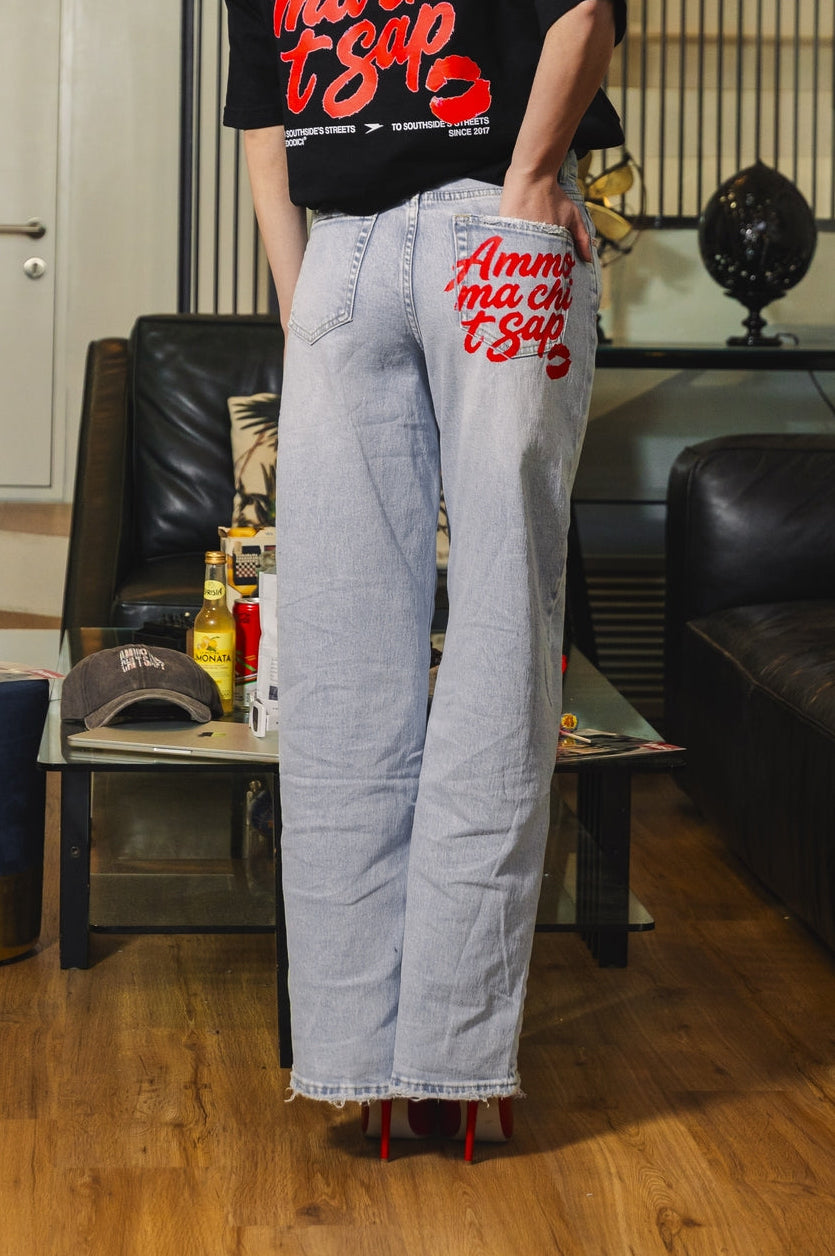 Bigall Denim "AMMO" CHI'T'SAP Light Blue/Gloss