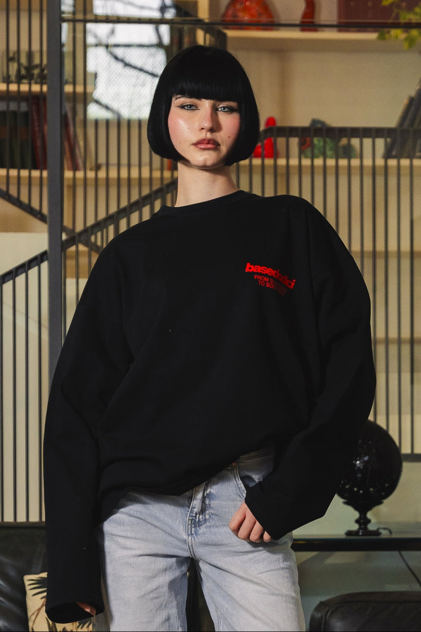 Longsleeve "AMMO" CHI'T'SAP Black/Gloss