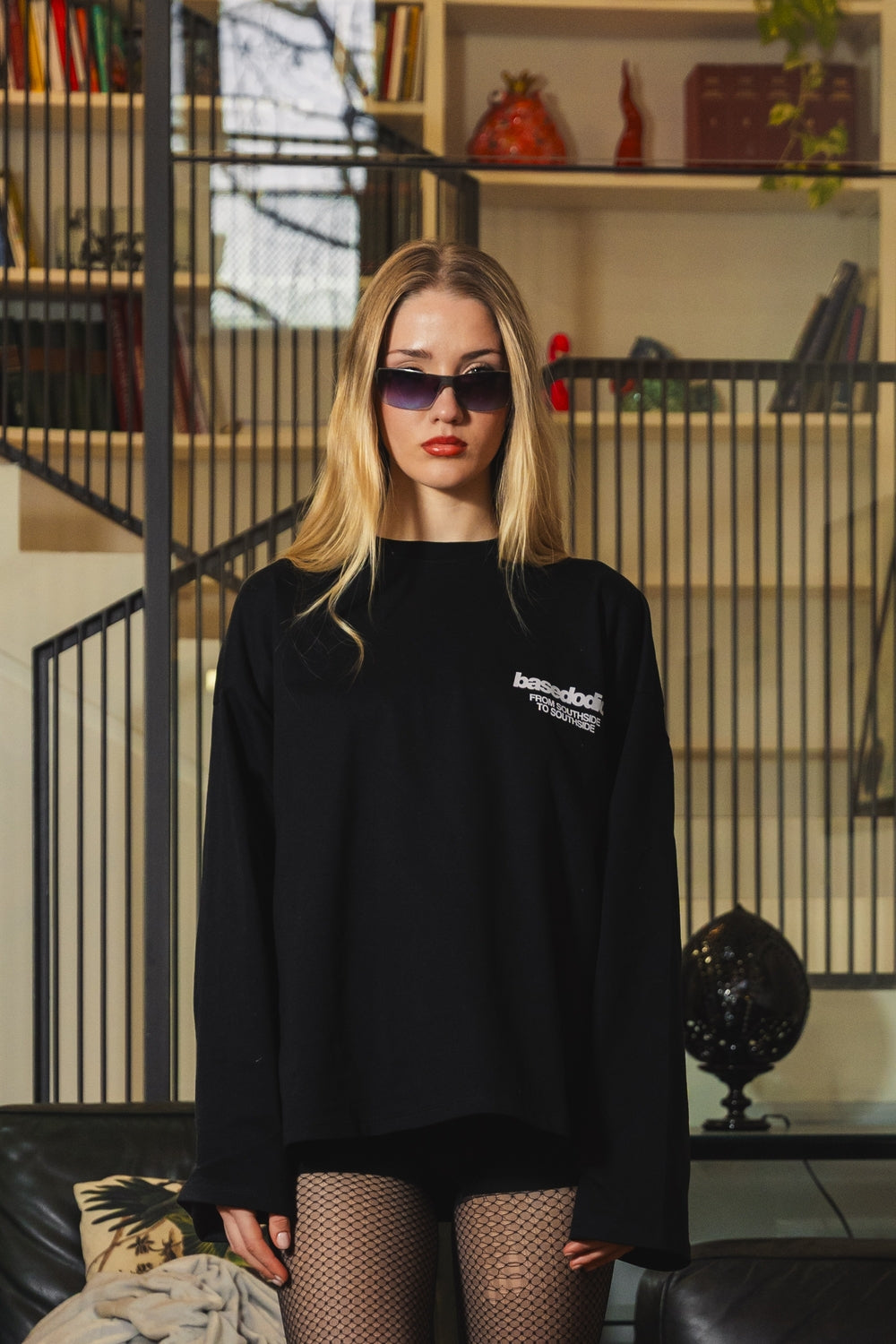 Longsleeve "AMMO" CHI'T'SAP Black/BasicScript