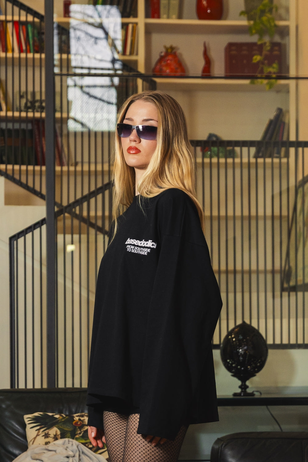 Longsleeve "AMMO" CHI'T'SAP Black/BasicScript