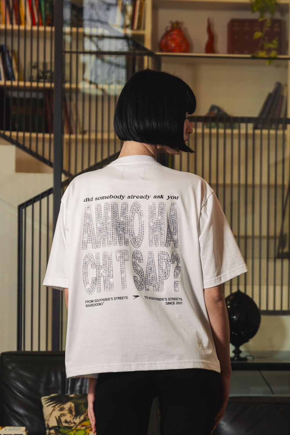T-Shirt "AMMO" CHI'T'SAP White/Grillz