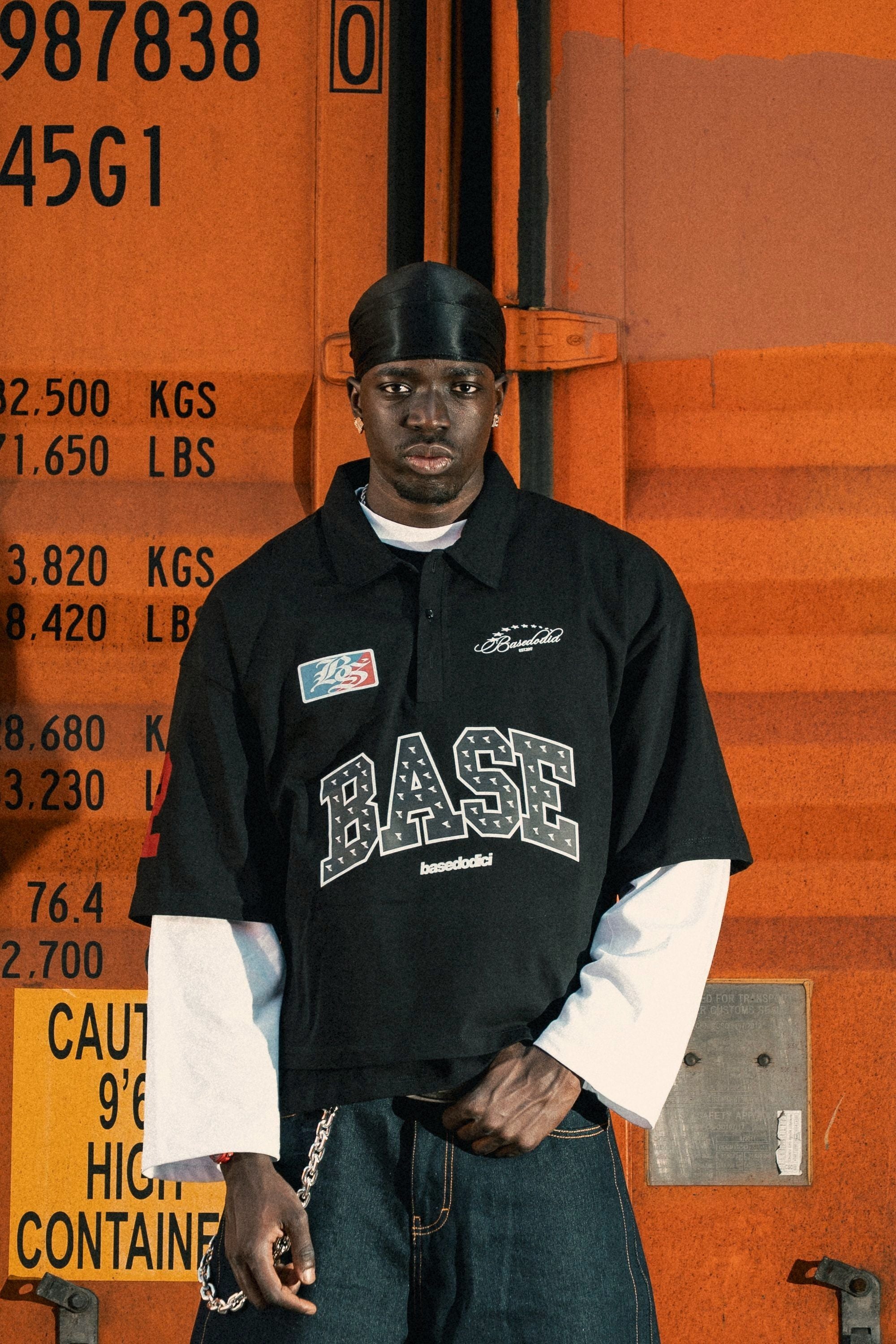 Polo "LAST DELIVERY" BASE Black