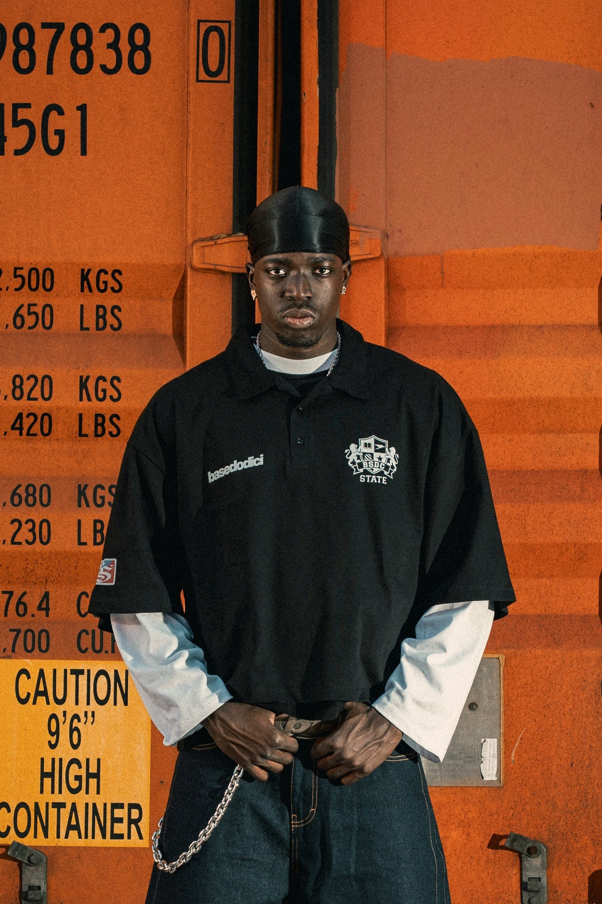 Polo "LAST DELIVERY" SorryMadame Black