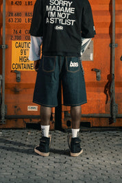 Jorts "LAST DELIVERY" Dark Blue