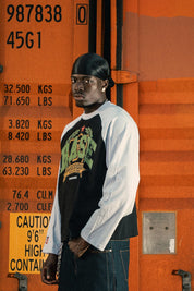 Longsleeve "LAST DELIVERY" University Black/White