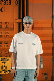 T-Shirt "LAST DELIVERY" BackLogos White