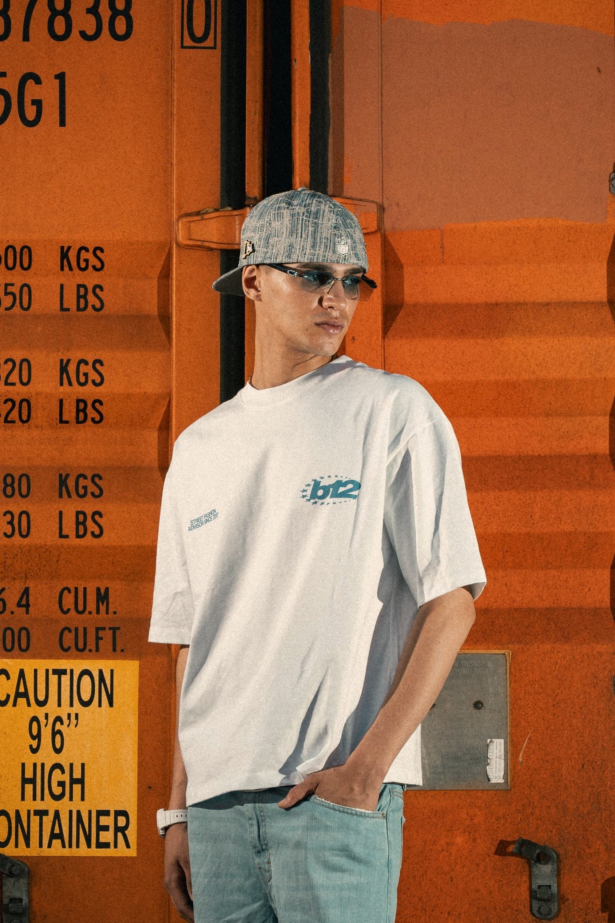 T-Shirt "LAST DELIVERY" BackLogos White