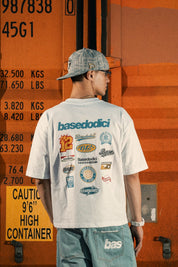 T-Shirt "LAST DELIVERY" BackLogos White