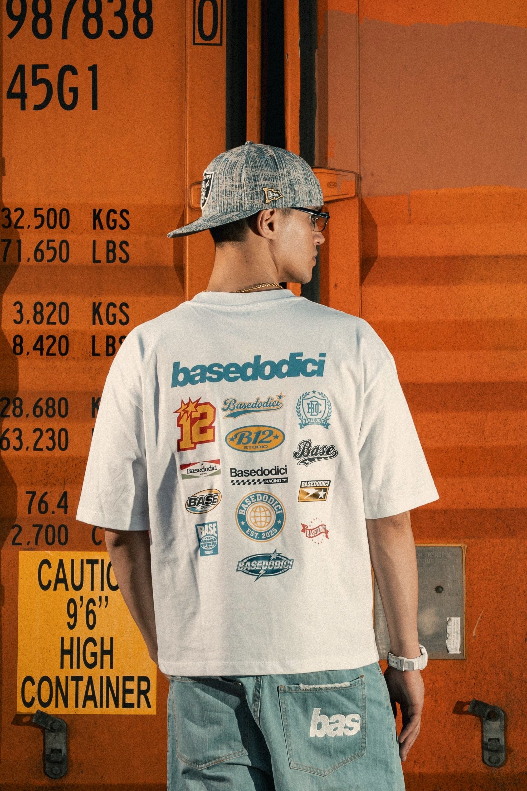T-Shirt "LAST DELIVERY" BackLogos White
