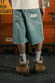 Look "LAST DELIVERY" BackLogos White Light Blue