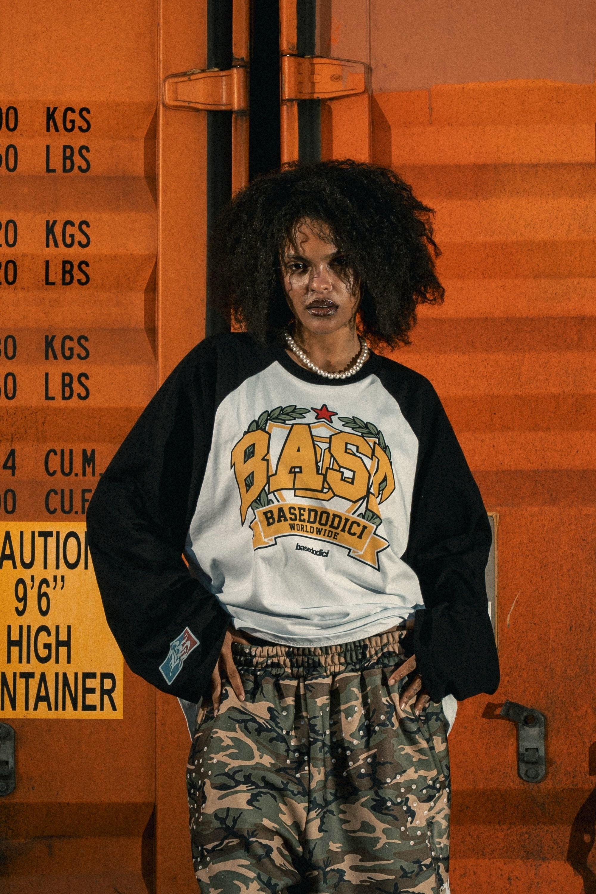 Longsleeve "LAST DELIVERY" University White/Black