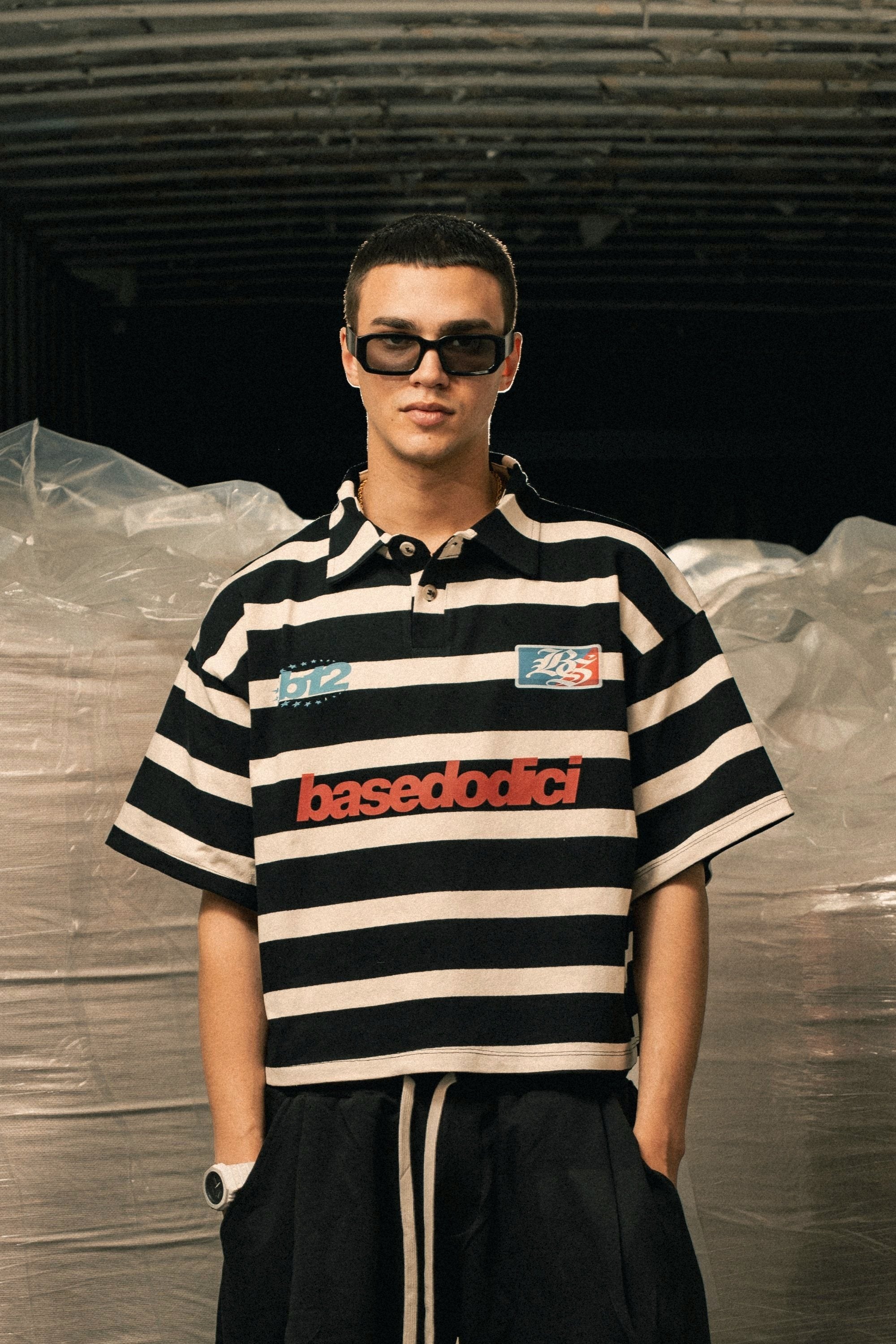 Look "LAST DELIVERY" Team12 Stripe DoubleLayer