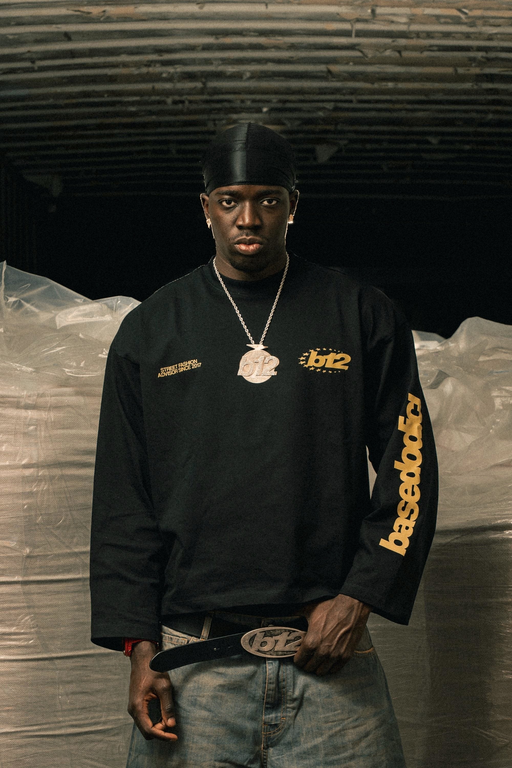 Longsleeve "LAST DELIVERY" BackLogos Black