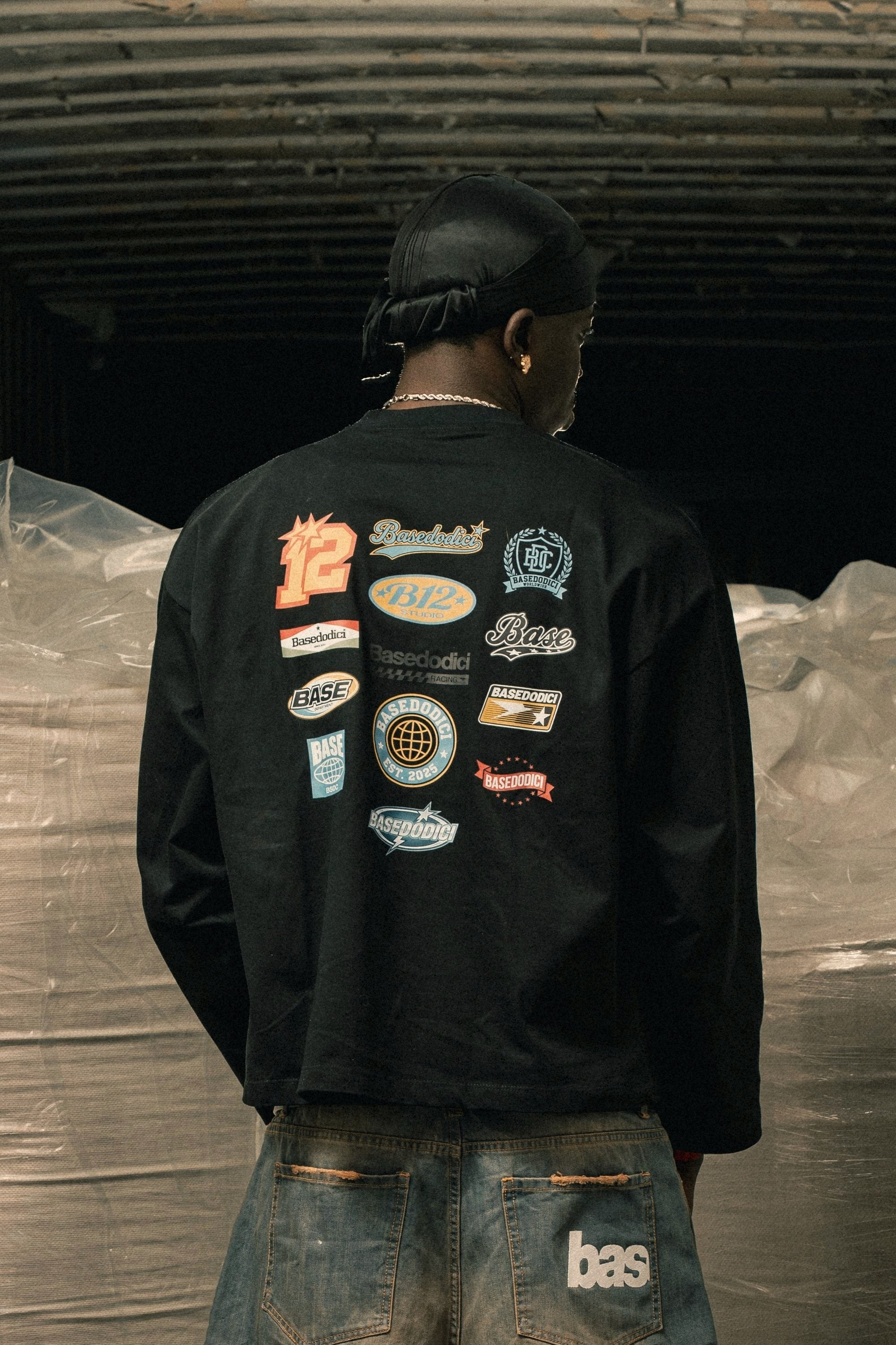 Longsleeve "LAST DELIVERY" BackLogos Black