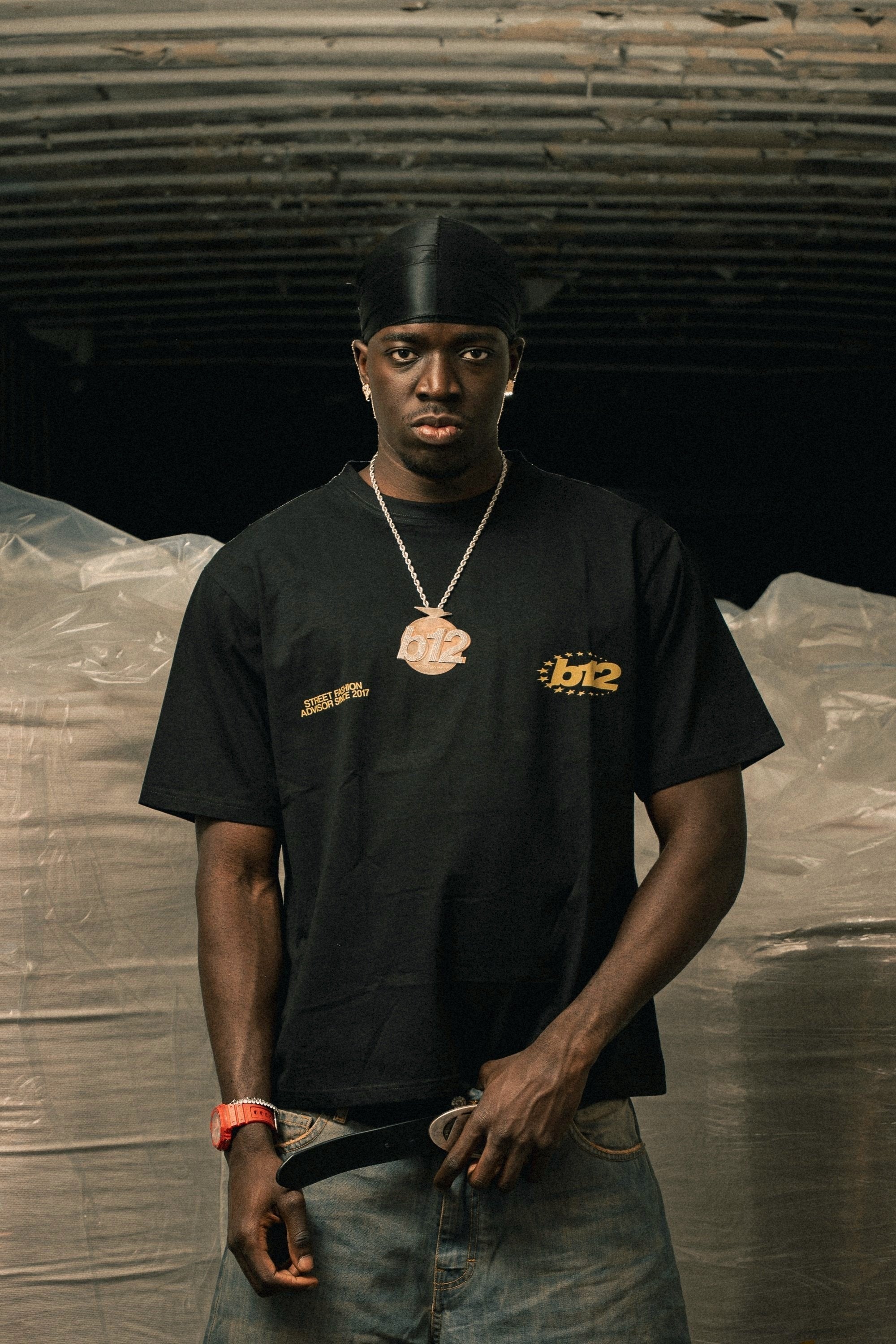 T-Shirt "LAST DELIVERY" BackLogos Black