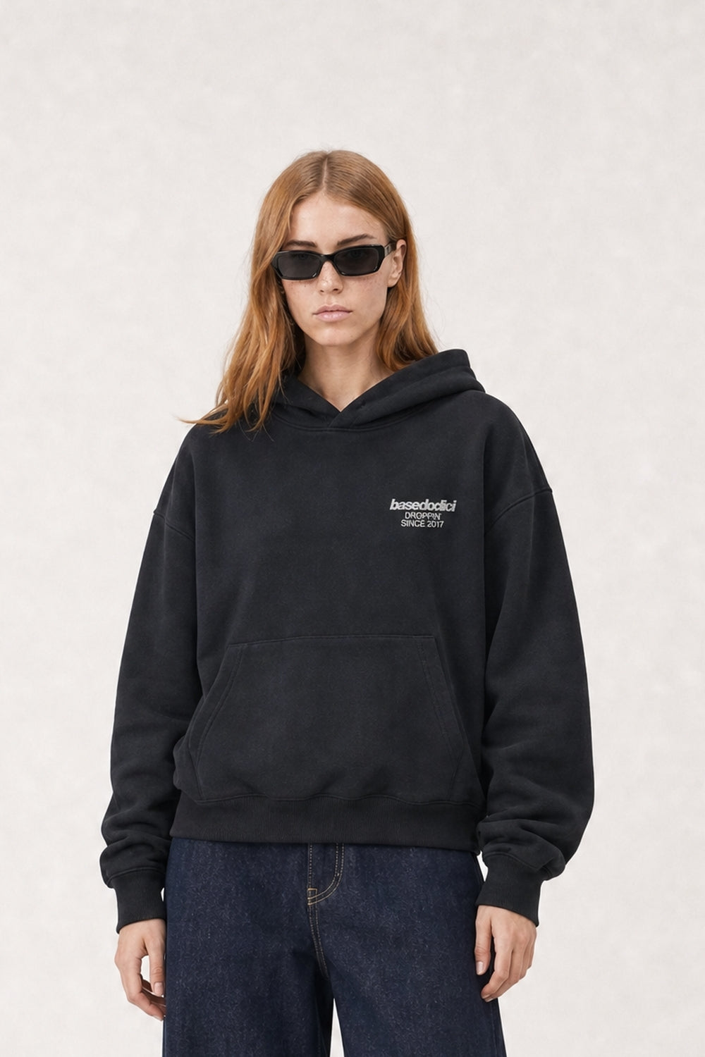 Hoodie "VIRAL EDIT" TU SI BELL BELL Black/Glitter