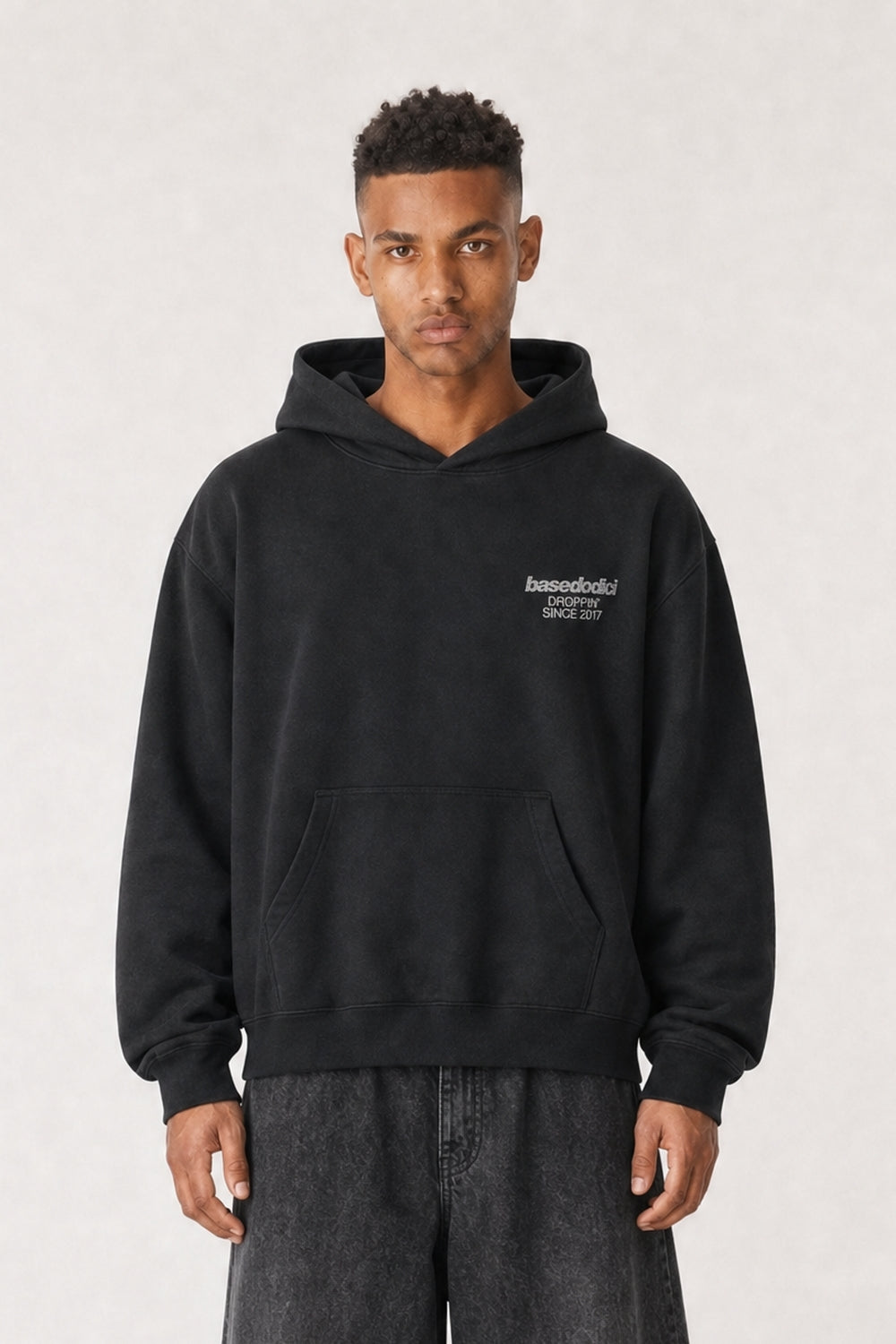 Hoodie "VIRAL EDIT" TU SI BELL BELL Black/Glitter