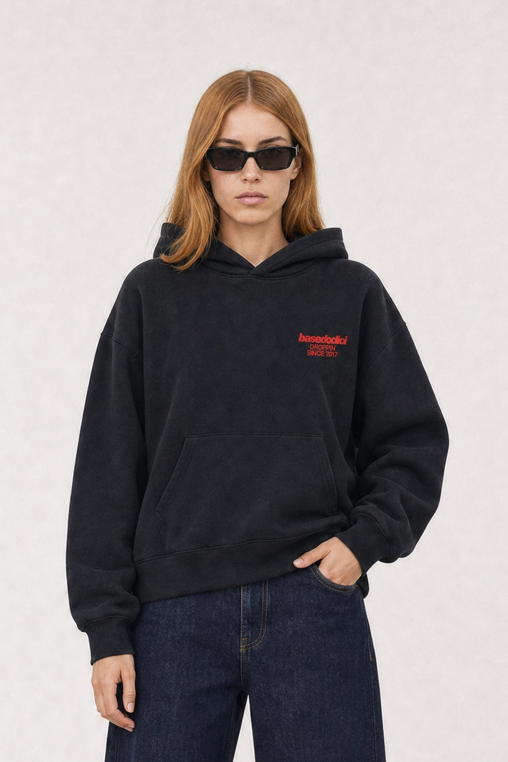 Hoodie "VIRAL EDIT" TU SI BELL BELL Black/Kiss