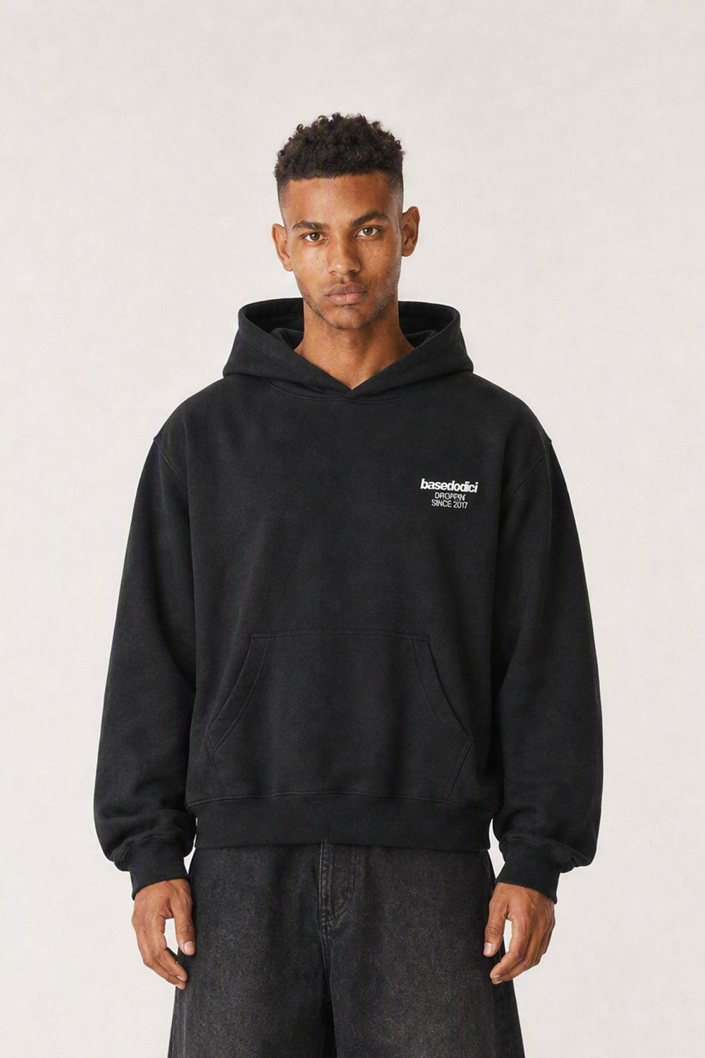 Hoodie "VIRAL EDIT" TU SI BELL BELL Black/White