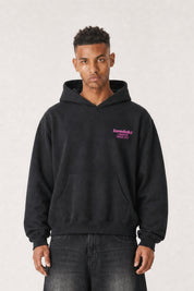 Hoodie "VIRAL EDIT" TiAmoVenerdì Black/GlitterPink
