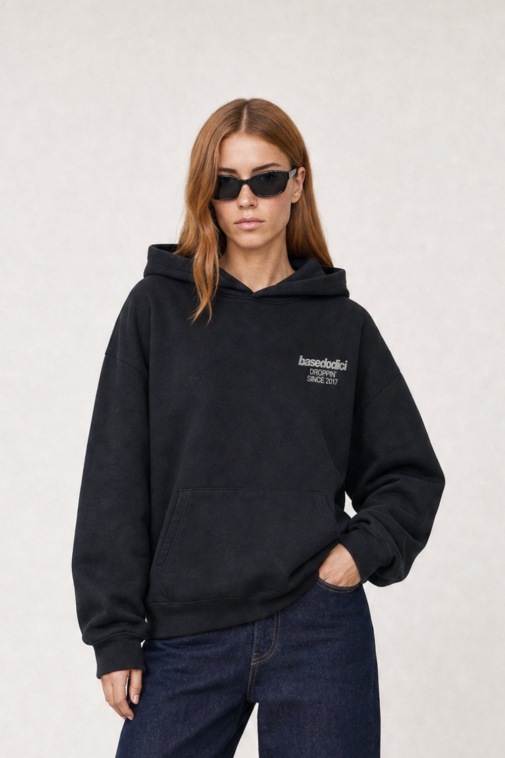 Hoodie "VIRAL EDIT" TiAmoVenerdì Black/Glitter