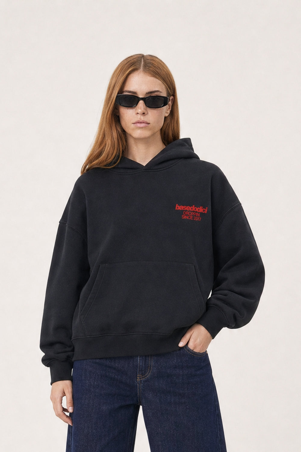 Hoodie "VIRAL EDIT" TiAmoVenerdì Black/Red