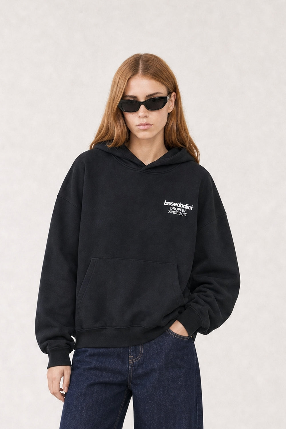 Hoodie "VIRAL EDIT" TiAmoVenerdì Black/White