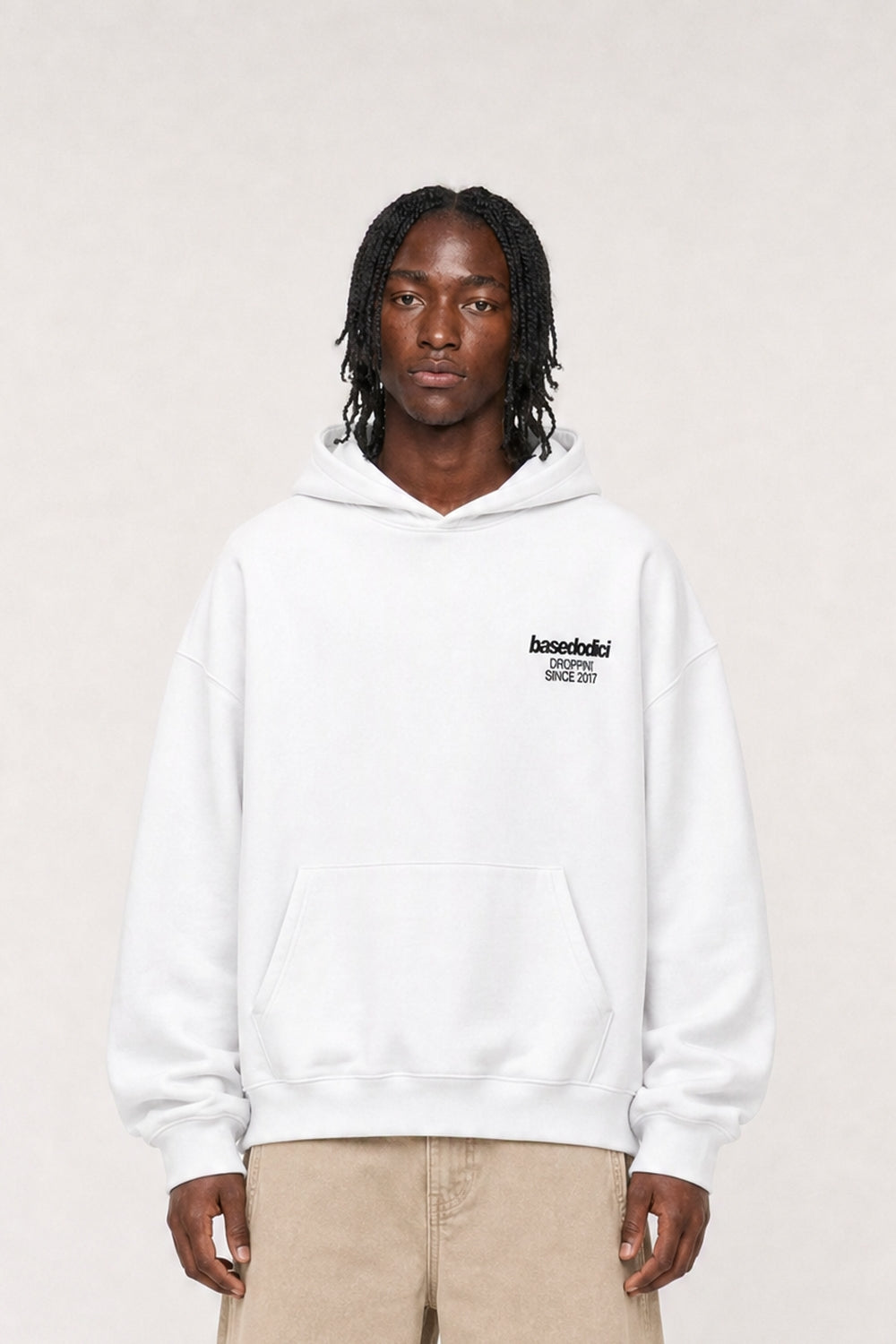 Hoodie "VIRAL EDIT" TiAmoVenerdì White/Animalier