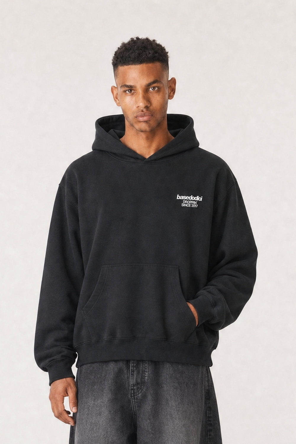 Hoodie "VIRAL EDIT" TiAmoVenerdì Black/White