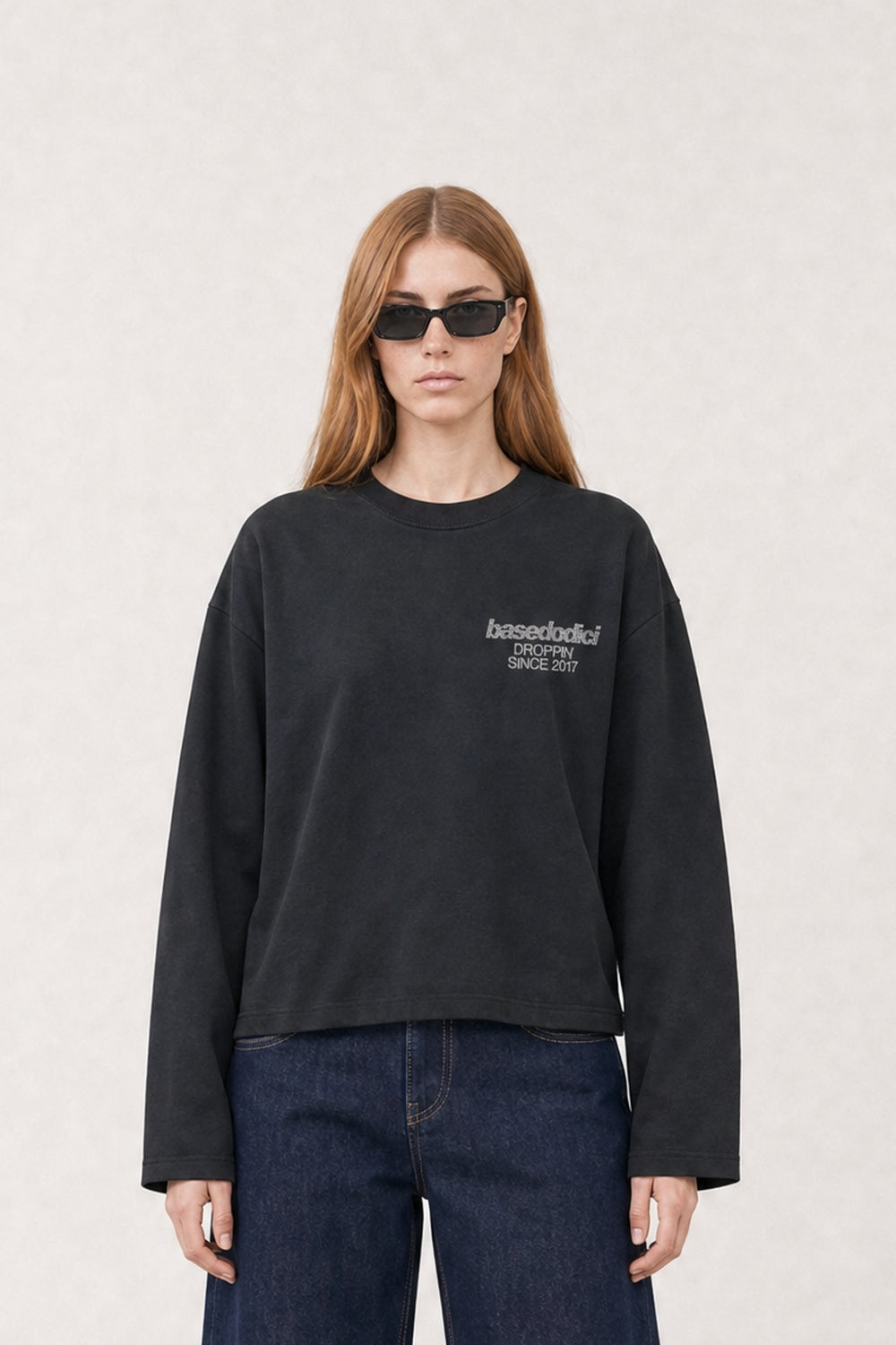 Longsleeve "VIRAL EDIT" TU SI BELL BELL Black/Glitter
