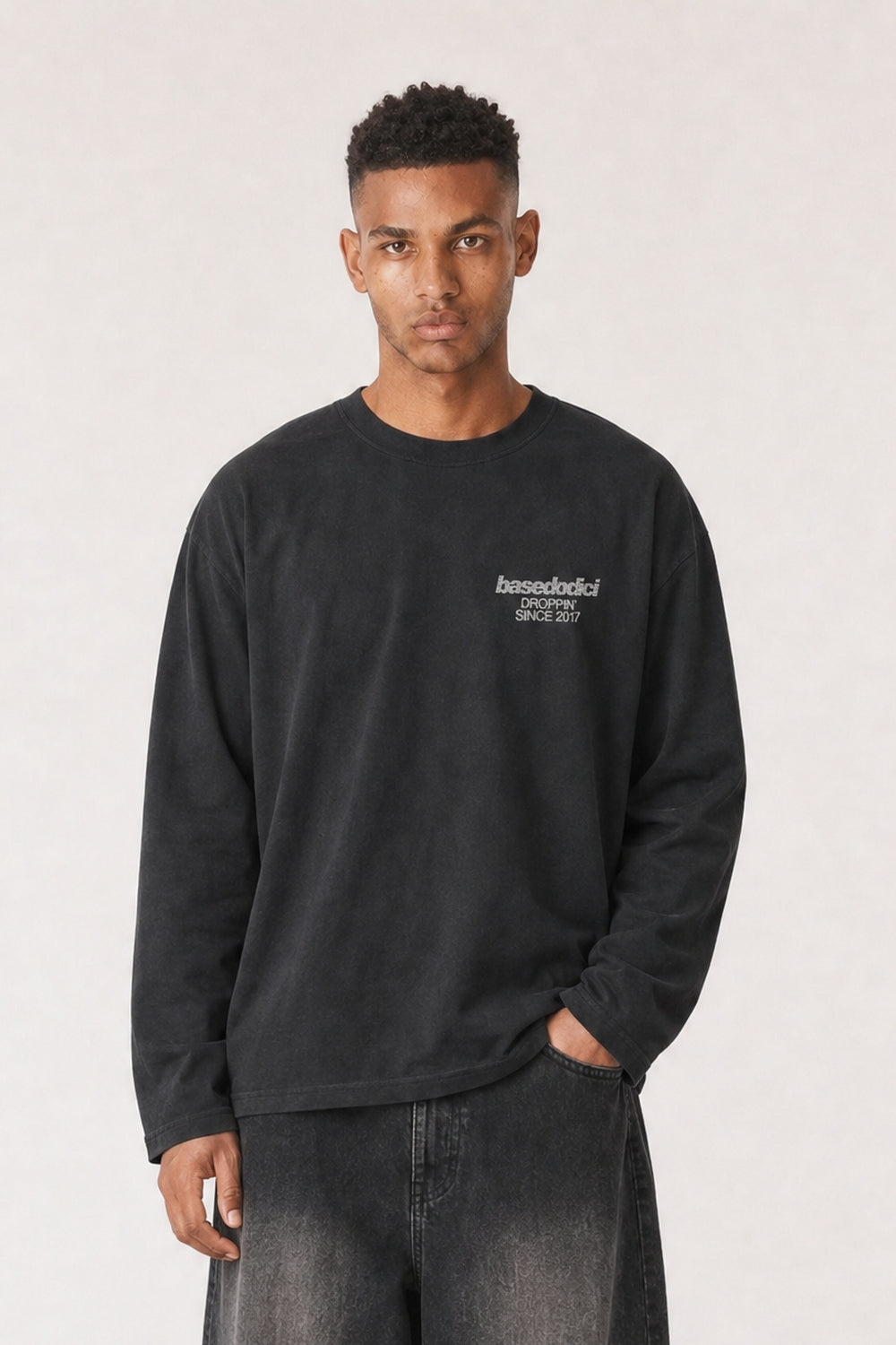Longsleeve "VIRAL EDIT" TU SI BELL BELL Black/Glitter