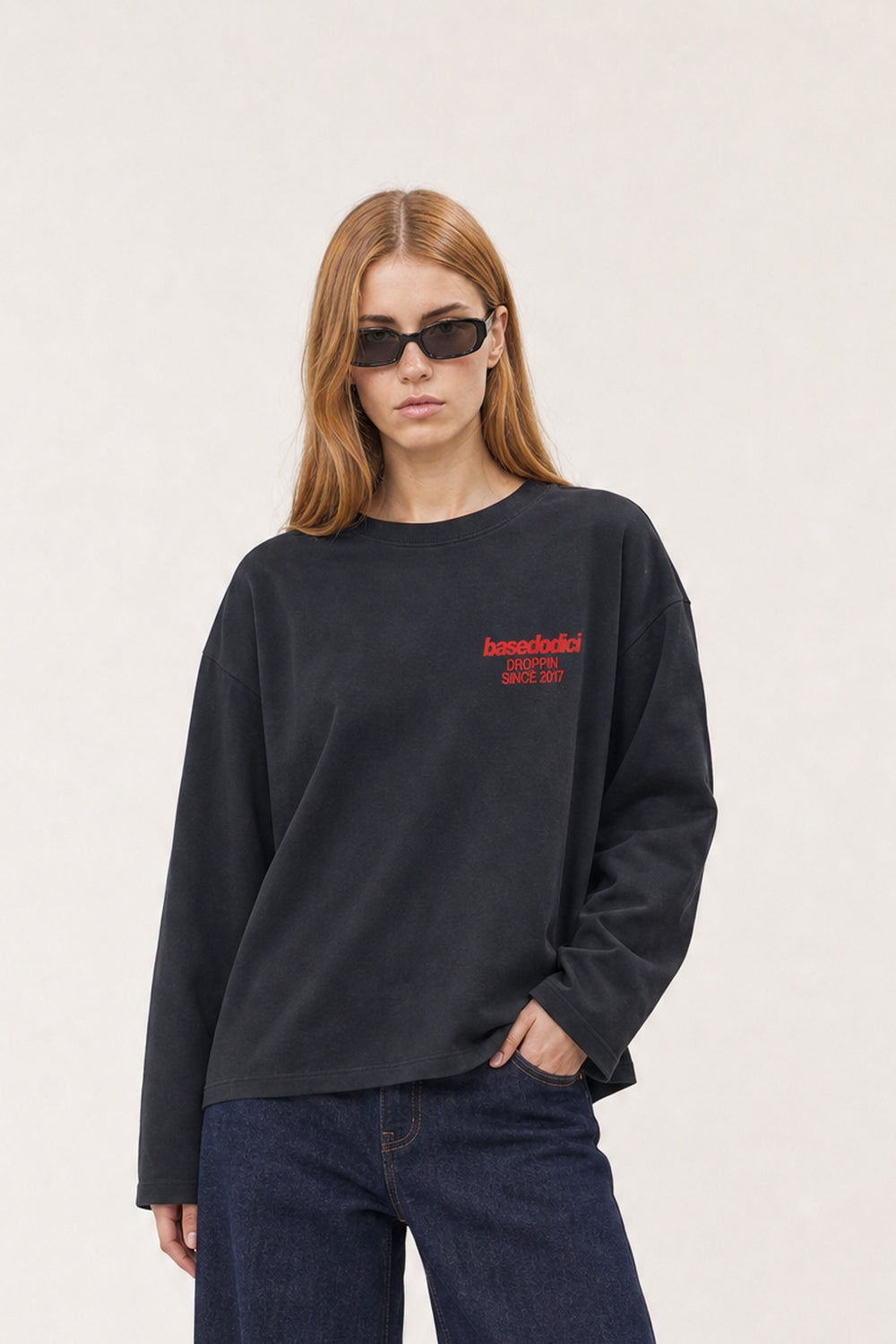 Longsleeve "VIRAL EDIT" TU SI BELL BELL Black/Kiss