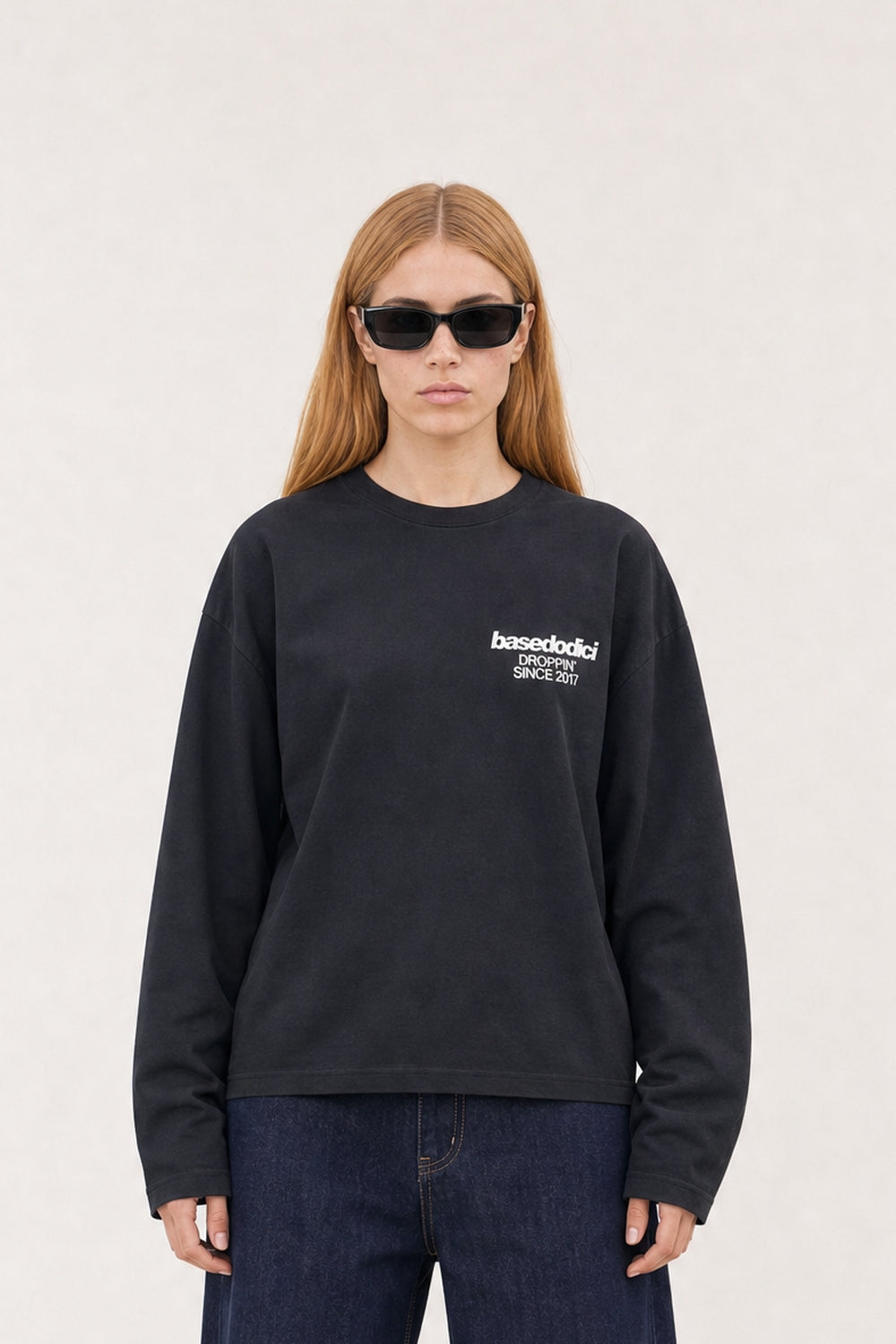 Longsleeve "VIRAL EDIT" TU SI BELL BELL Black/White