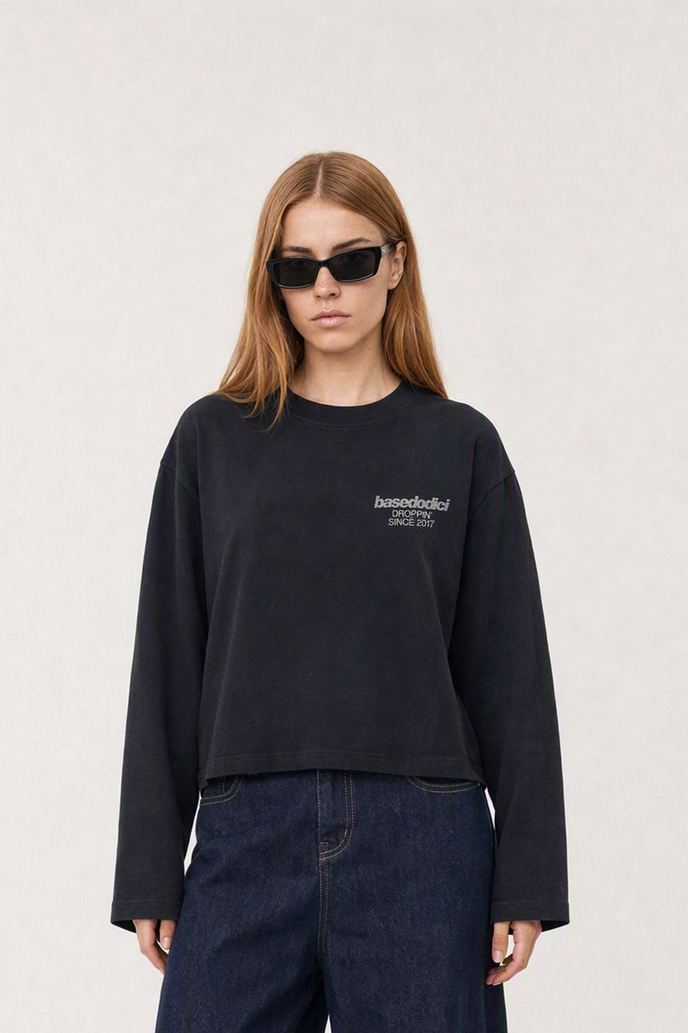 Longsleeve "VIRAL EDIT" TiAmoVenerdì Black/Glitter