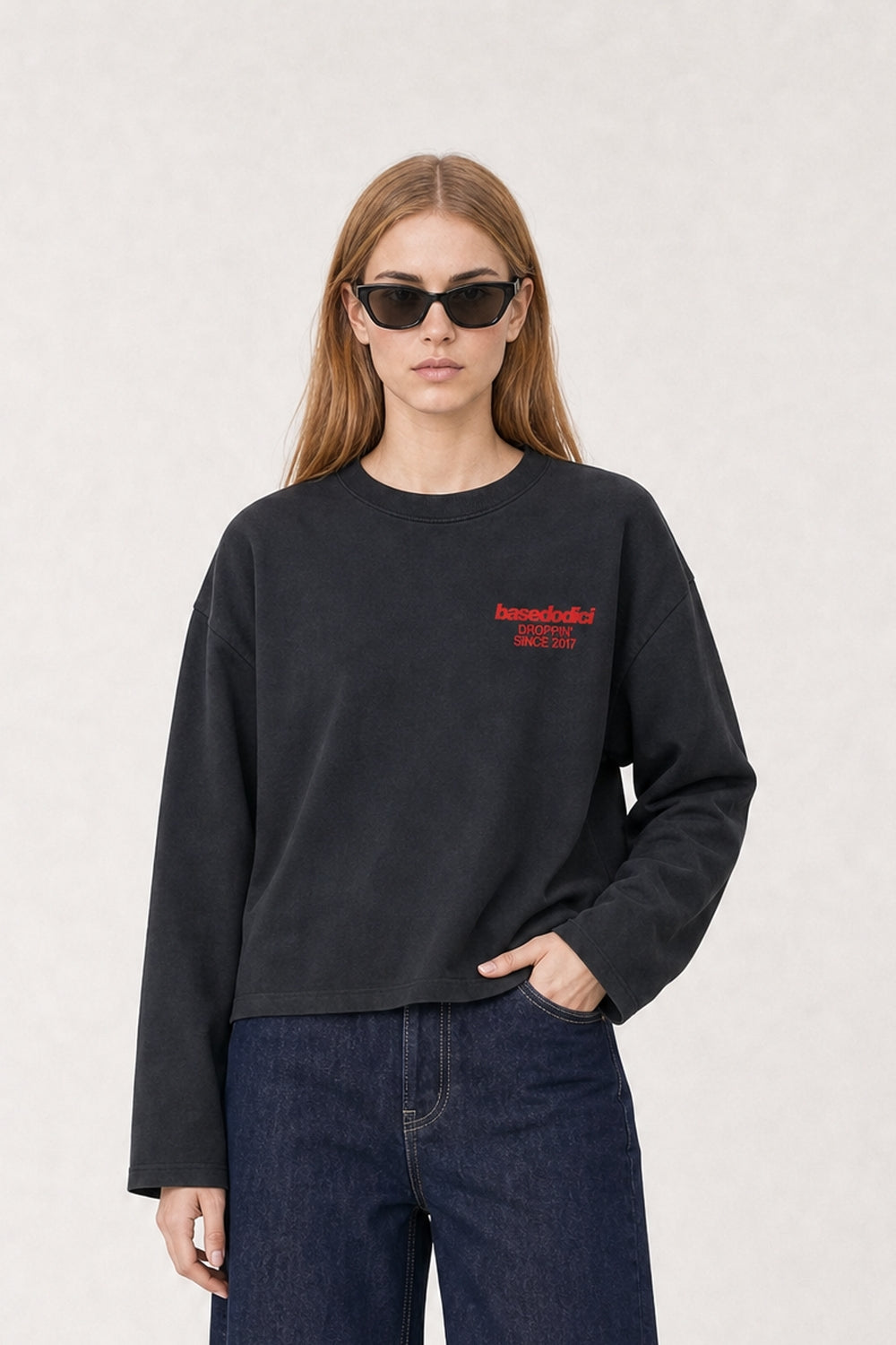 Longsleeve "VIRAL EDIT" TiAmoVenerdì Black/Kiss