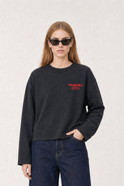 Longsleeve "VIRAL EDIT" TiAmoVenerdì Black/Kiss