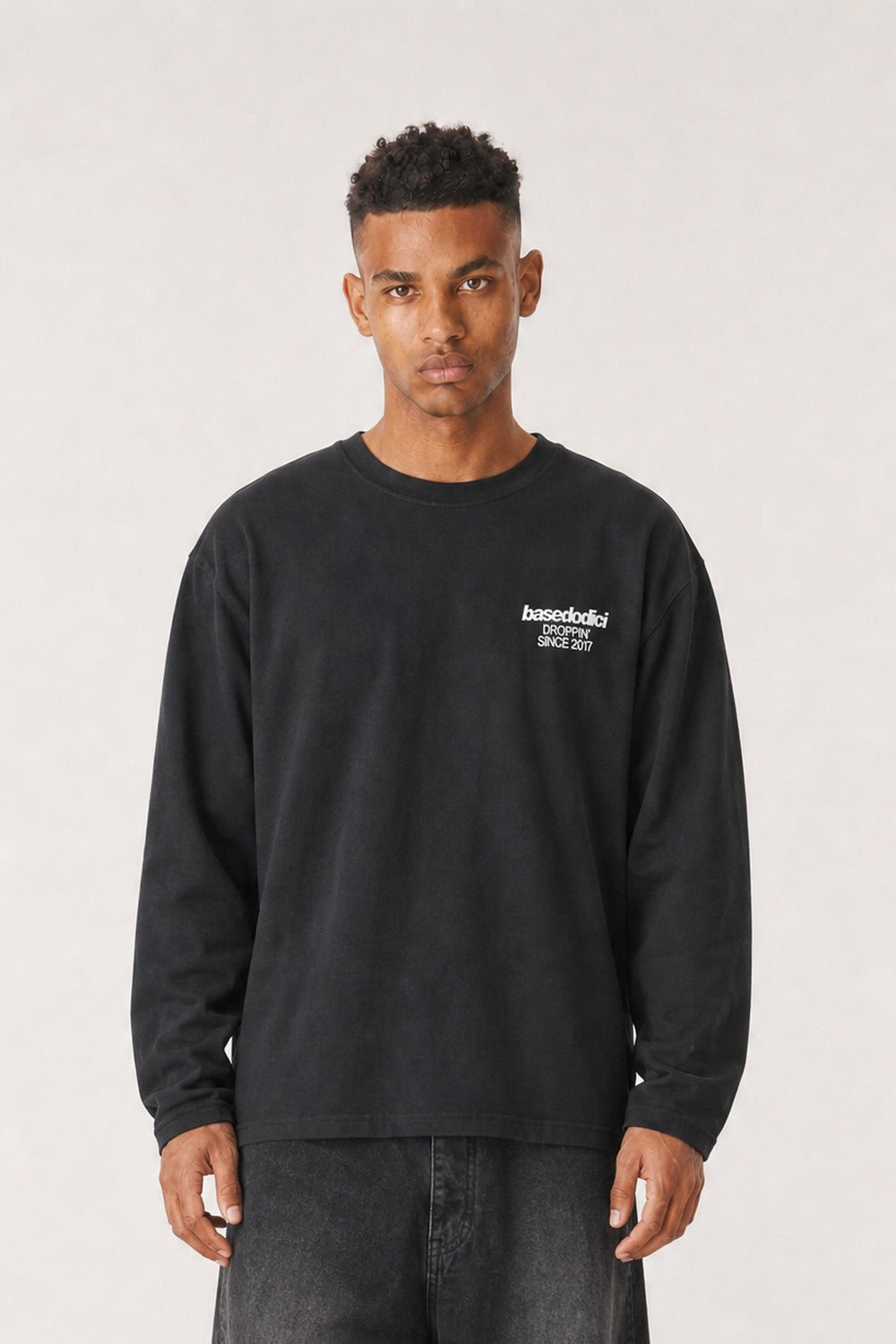 Longsleeve "VIRAL EDIT" ViveFeliz Black/White