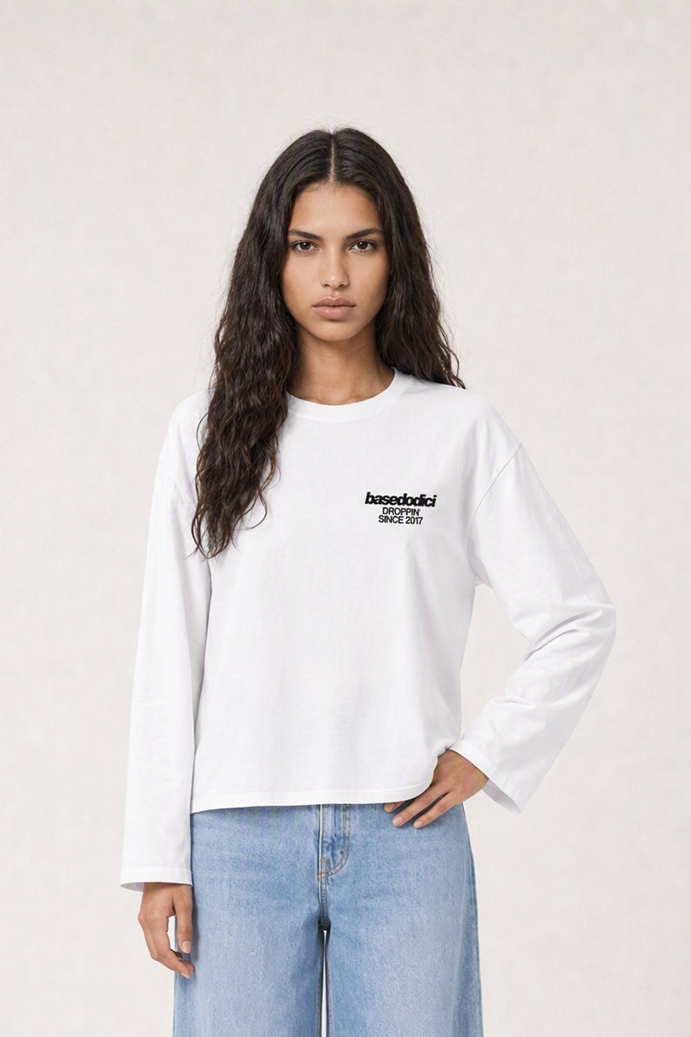 Longsleeve "VIRAL EDIT" TiAmoVenerdì White/Animalier