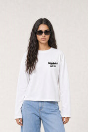 Longsleeve "VIRAL EDIT" TiAmoVenerdì White/Black