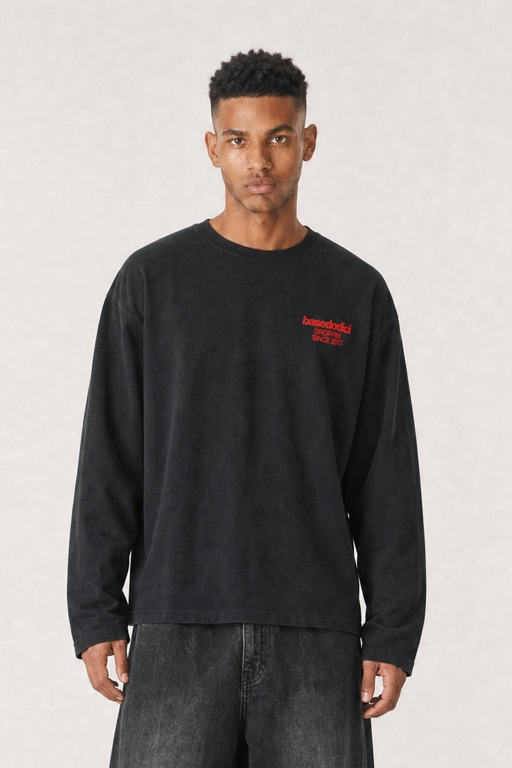 Longsleeve "VIRAL EDIT" TiAmoVenerdì Black/Red
