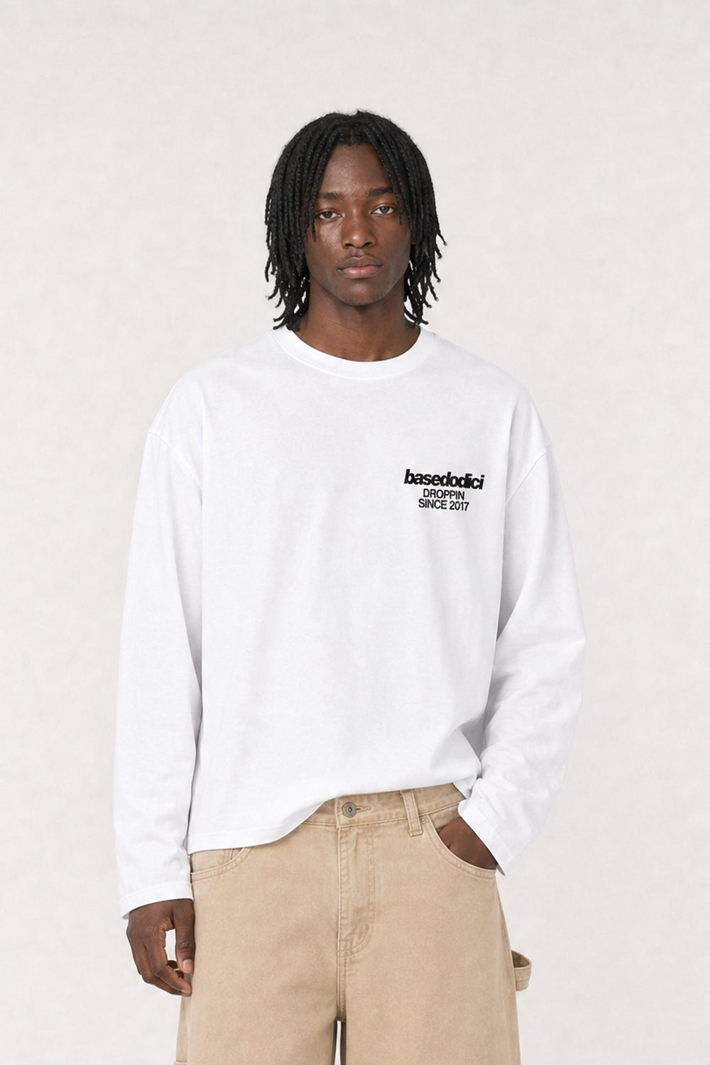 Longsleeve "VIRAL EDIT" TiAmoVenerdì White/Black