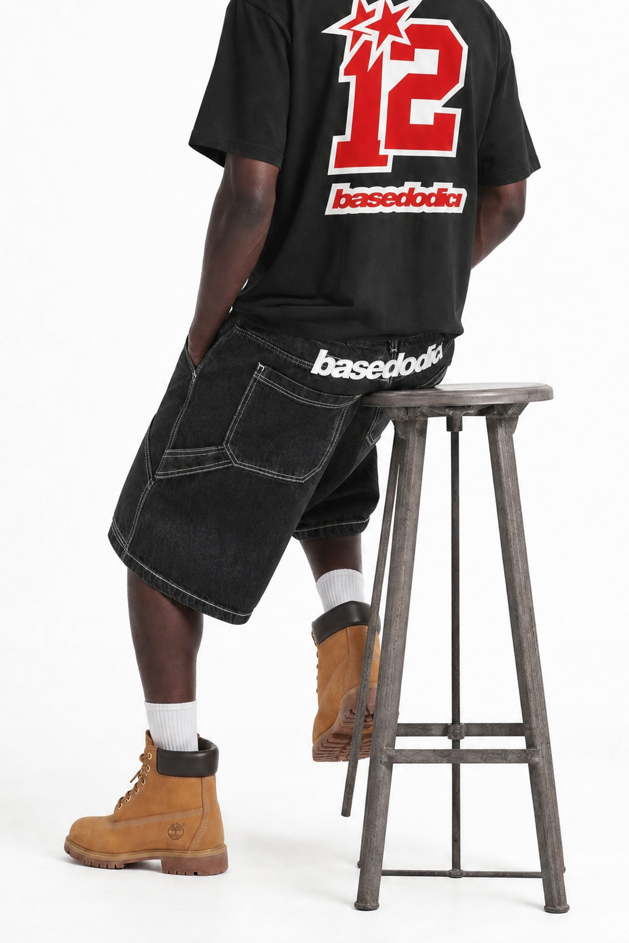 Work Jorts "LAST DELIVERY" Black