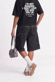Work Jorts "LAST DELIVERY" Black