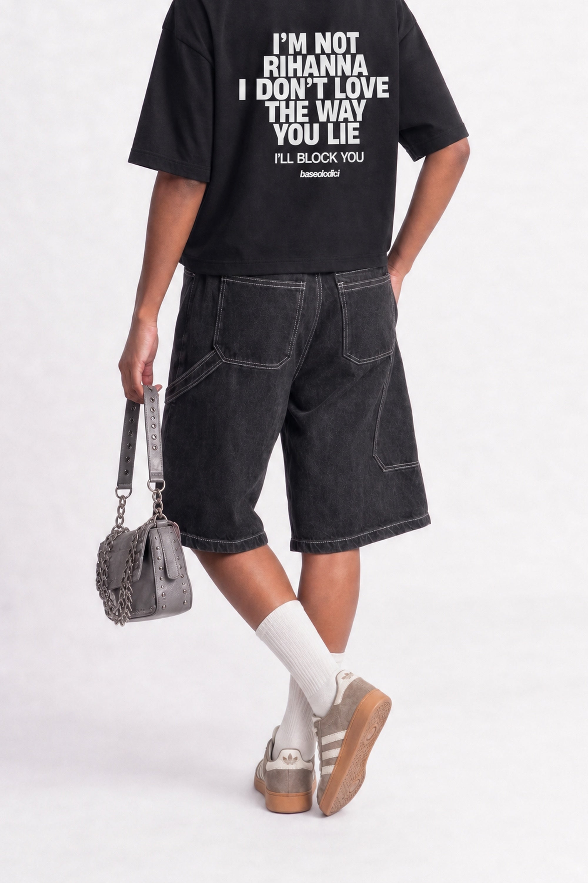 Work Jorts "LAST DELIVERY" Black