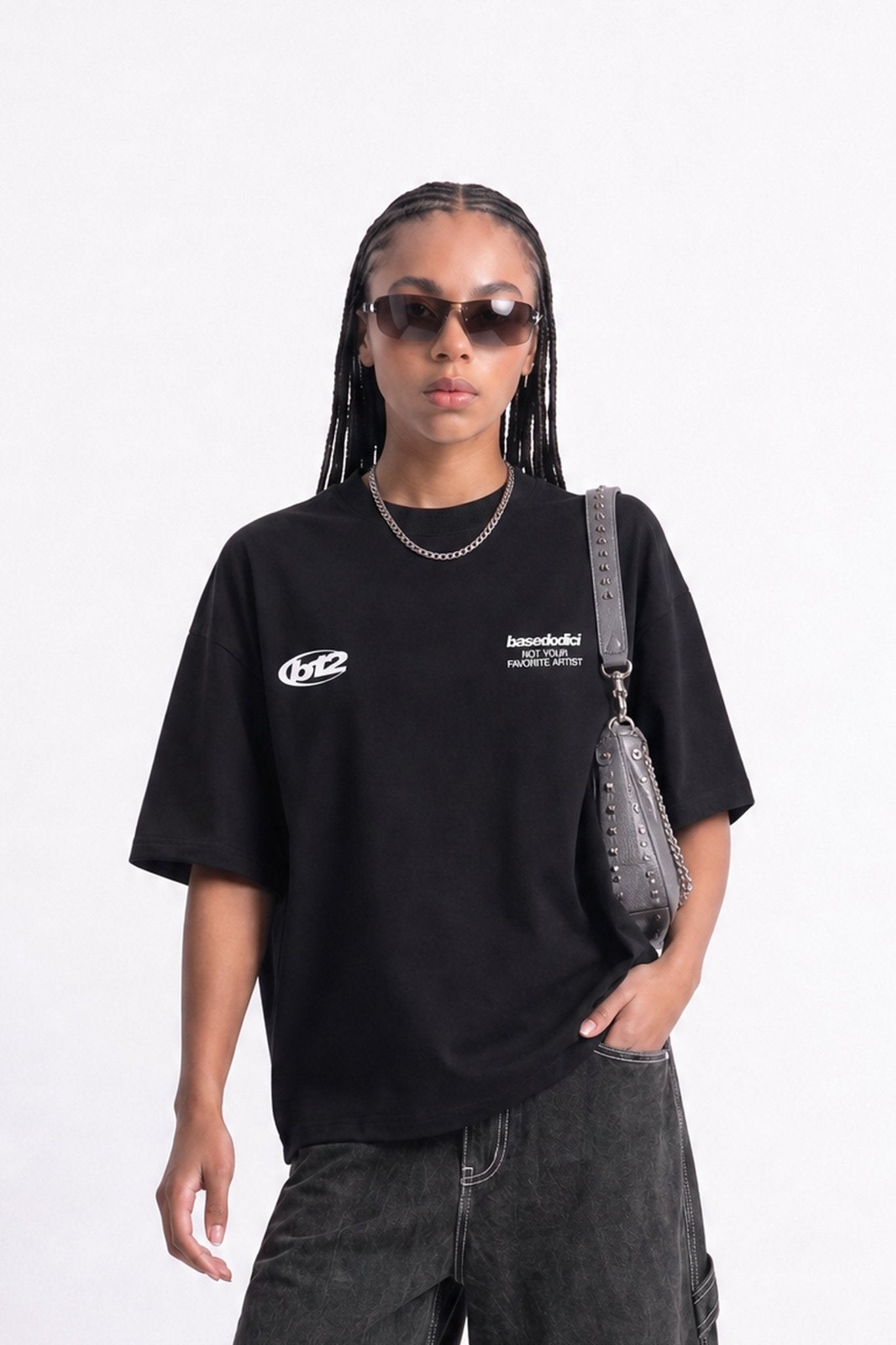 T-Shirt "COPY&PASTE" Rihanna Black/White