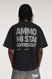 T-Shirt "AMMO" MiStaiSoffrendo Black/Grillz