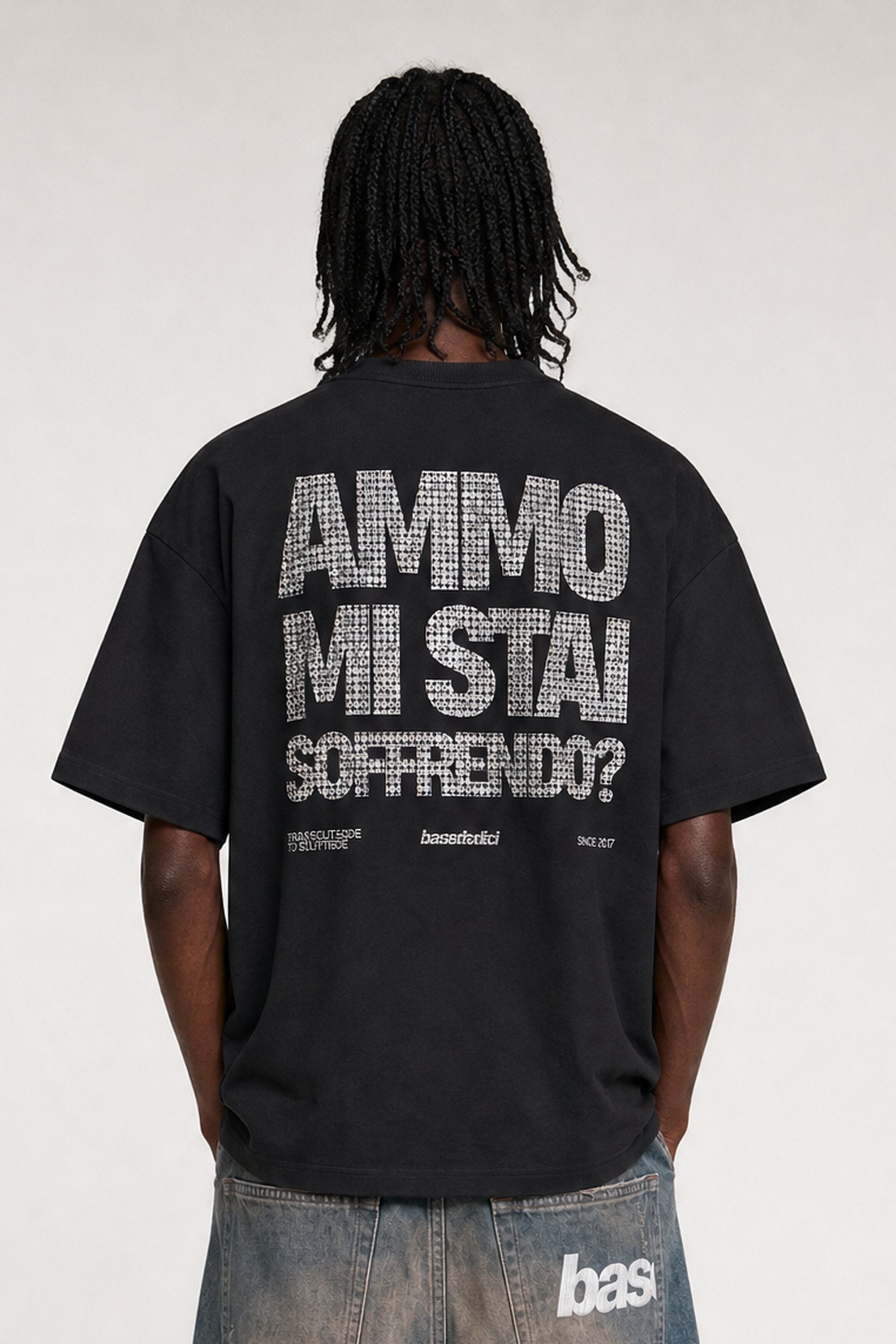 T-Shirt "AMMO" MiStaiSoffrendo Black/Grillz