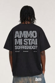 T-Shirt "AMMO" MiStaiSoffrendo Black/Glitter